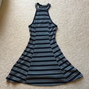 Blue and white dress (Hollister)